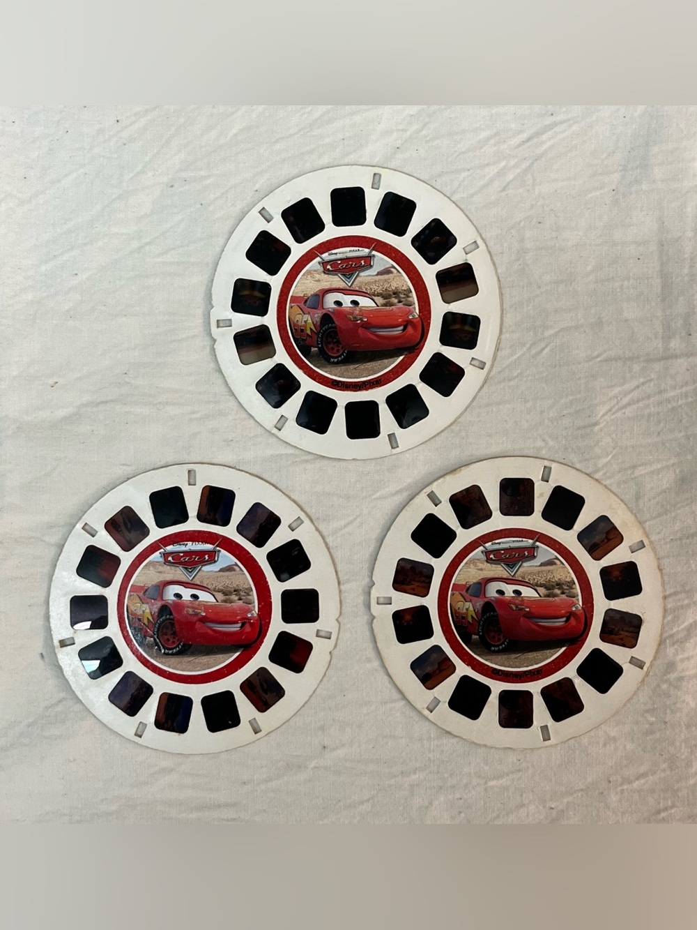 Cars Mattel View-Master Disney Pixar 3D reels H0703 Cartoon Movie 3 reel set